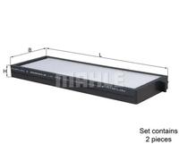 Filtro de habitáculo KNECHT LA 912/S