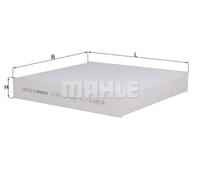 Filtro de cabina Filtro de partículas LA 923 MAHLE para DACIA RENAULT LADA