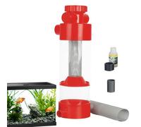 Filtro de caca de peces, filtro limpiador de caca de pecera, equipo de limpieza, separador externo para tanque y acuario separador Betta de camarones