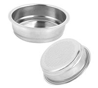 Filtro de café de 51 mm, canasta de filtro de café de acero inoxidable, accesorio de máquina de café de malla fina reutilizable para el hogar, la oficina, el café