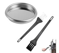 Filtro de Café de Acero Inoxidable 58mm Filtro de Café Canasta de Filtro Presurizado de Doble Capa Canasta de Filtro Expreso de Compatible con Cafeteras Cecotec Ufesa Breville