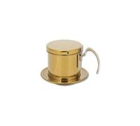 Filtro de Café de Malla Fina | Filtro Melitta 1x2, Portafiltro Cafetera, Acero Inoxidable, Resistente a la Corrosión, Fácil Limpieza, Sin Papel, Compacto Plateado