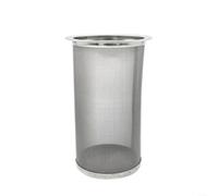 Filtro de café de malla fina reutilizable de acero inoxidable e infusor de té para infusión fría, apto para lavavajillas, 8 x 21/8 x 15 cm (cilindro de 8 x 15 cm)