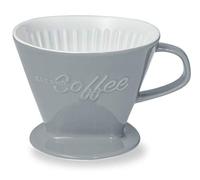 Filtro de Café de Porcelana, Tamaño de Filtro 4 (Gris Piedra) | Disponible en 6 Colores