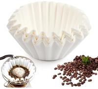 Filtro de café para Beem, Phillips, Cuisinart, Gastroback, 100 unidades, 80/200 mm, cesta de filtro de papel, color blanco