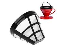 Filtro de café Permanente | Filtro de café Reutilizable | Filtro Permanente de café tamaño 4 - Lavable con Mango para la mayoría de cafeteras
