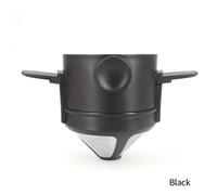 Filtro de Café Portátil de Acero Inoxidable Reutilizable con Goteador Plegable y Gancho para - Diseño Fácil de , Almacenamiento para Preparar un Café y en Casa o