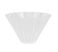 Filtro de Café Resina Cónico Transparente, Reutilizable - Extrae un Café Profesional, Diseño Origami para Hogar y Oficina (Clara)