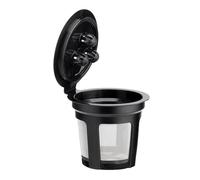 Filtro de café reutilizable Cápsula vacía de plástico de 3 orificios Reemplazo para máquina de preparación doble Taza de filtración fina duradera y ecológica para entusiastas del