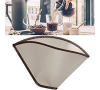Filtro de café reutilizable de acero inoxidable, sin papel, para 2-6 tazas para tazas, tazas, jarras y soportes de filtro (2-6 tazas)