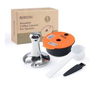 Filtro de café reutilizable para Tas simo, cápsulas de café Tas simo rellenables BENFUCHEN de 200 ml con prensador de café para cafetera Bosch