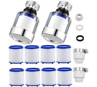 Filtro de cal para grifo de cocina,Filtro de grifo de 360° 10 piezas,Filtro de grifo para accesorios de grifo,Filtro de agua para grifo de repuesto Filtro para baño cocina agua potable