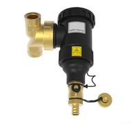 Filtro de calefacción central para sistemas de agua no corrosivos con malla de acero inoxidable, captura magnética y purificación de agua de descarga única (DN20/3/4 hembra)