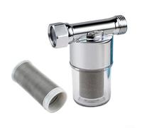 Filtro de calentador de agua eléctrico con cabezal de cobre puro, prefiltro eficiente para eliminación de impurezas, cartucho de repuesto resistente al óxido fácil de instalar (5)