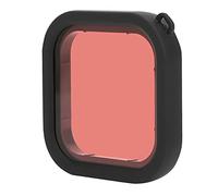 Filtro de Cámara de Acción Filtro de Lente de Buceo ABS con Cuerda para GoPro 8 Cámara de Acción Carcasa Impermeable Fotos Claras (luz roja)
