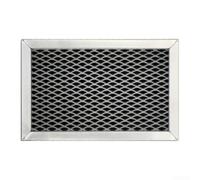 Filtro de campana extractora de carbón activado por microondas de 6.15 x 3.95 pulgadas para GE WB02X11536 JX81J, elemento purificador de aire de carbón, color negro