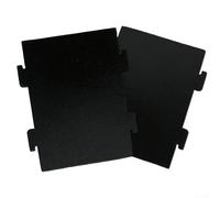 Filtro de carbón activado para microondas de repuesto para campana de estufa, absorbente de olores para calidad del aire de cocina, polvo y grasa para eliminador, paquete de 2