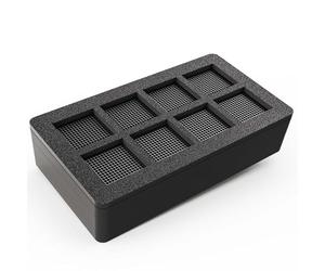 Filtro de carbón activo apto para Geberit Sigma 40 como tipo 1 Nr 242.555.00.1 DuoFresh