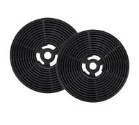 Filtro de carbón activo, filtro de carbón activo, 2 unidades, para campanas extractoras y campanas de cocina, para Respekta PKM Klarstein Prokira, compatible con MIZ0060 CF140 CH33060WB CH33060SB PR