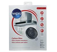 Filtro de carbón activo, juego redondo para campana extractora Wpro Type 57 CHF57 Ø175 mm Whirlpool Bauknecht 484000008824 también Indesit Hotpoint C00385095 CHF57