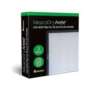 Filtro de carbón activo MeacoDry Arete - Compatible con deshumidificadores de 10L y 12L - Pack de 3 unidades - Elimina olores y mejora la calidad del aire en casa