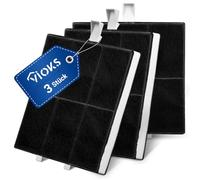 Filtro de carbón activo para campana extractora, juego de 3 filtros de carbón de repuesto para Balay 00360732, Constructa, Bosch, Siemens, Neff