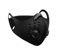 Filtro de carbón activo para ciclismo, válvulas de respiración protectoras con filtro para motocicleta, cubierta facial y bucal, media cara, deportes