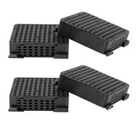 Filtro de carbón activo para frigorífico Liebherr 9096989 9882460 988246000 Fresh Air Filter para 7440021-00 con carbón activo para frigoríficos (agujero cuadrado negro, 4 unidades)