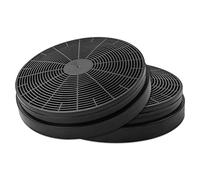 Filtro de carbón activo (x2) compatible con distintas campanas extractoras de Respekta, Bomann, PKM (MIZ 0023, KF 561, CF110, DU652), filtro de carbón