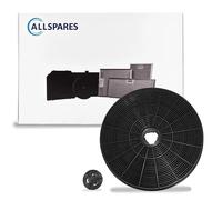 Filtro de carbón AllSpares para campanas extractoras, apto para, entre otras mar