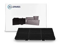 Filtro de carbón AllSpares para campanas extractoras compatible con Bosch 110258