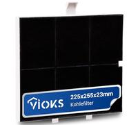 Filtro de carbón de repuesto para Balay 00361047 361047 AK68 255 x 265 mm para diversas campanas extractoras de Bosch, Constructa, Neff, Siemens, Viva Vorwerk etc.