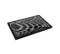 Filtro De Grasa Electrolux 140204164028 Para Placa Negro 247x165x12 Mm
