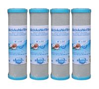 Filtro De Carbono Activado Para Purificación De Agua 10" 5µ 4 Piezas