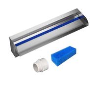 Filtro de cascada personalizable para estanques y piscinas. Boquilla de fuente de montaje en F, caja de salida ancha para mejorar el tic Beau