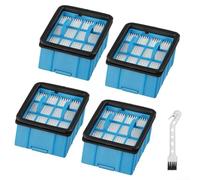 Filtro de cepillo de rodillo lavable para Bissell para CROSSWAVE para OMNIFORCE 3912N, para OMNIFIND 4006N y Edge 3999N/4000N/4017N/4076, paquete de 4 con herramienta de limpieza