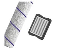 Filtro de Cepillo Giratorio Compatible con aspiradora Rowenta X-Clean 10 (en seco y húmedo). Reemplace el Filtro del Cepillo Giratorio.(1 Roller 1 Filter)