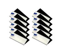 Filtro de Cepillo Lateral, Compatible con Rowenta, Explorer 20 40 50 75 RG7687/RR7687WH Serie Smart Force Sweep X3 Aspiradora Robótica(Filter 10pcs)