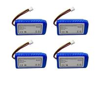 Filtro De Cepillo Lateral Con Batería De Iones De Litio De 14,4 V Y 3500 MAh, Compatible Con El Robot Aspirador ABIR X5, X6, X8 Y R20.(4pcs battery)