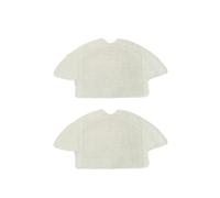 Filtro de cepillo lateral de rodillo, paño de trapo HEPA for fregona Compatible con Tefal Rowenta Explorer 75 RG7687/RR7687WH, piezas de accesorios de repuesto(2 Mop)