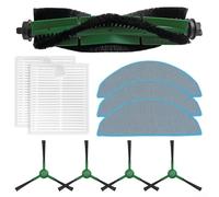 Filtro de cepillo lateral principal, piezas de tela para Roomba para combo y para robot aspirador esencial para recogida fiable de polvo y pelo (A)