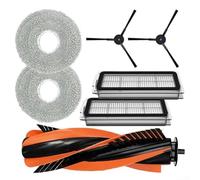 Filtro de cepillo lateral principal y dos paños de microfibra compatibles con Cecotec para Conga M100 Spin AI Robot