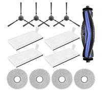 Filtro de cepillo principal, bolsa for polvo, paño de fregona, cepillos laterales, Compatible con Lefant, M3 Max/M3L M3, piezas de aspiradora(13pcs)