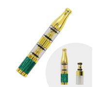 Filtro de Cigarrillo, Diseño Verde Esmeralda, Doble Filtración, Filtro de Tabaco de Alquitrán Limpio Reutilizable con Filtro Múltiple para Cigarrillos de Tamaño Estándar Ø8/Ø6/Ø5 mm