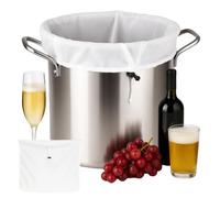 Filtro de Cocina Reutilizables 40x46cm, Colador de Cerveza Malla Cerveza, Vino, Leche Vegetal, Yogurt, Mermeladas, Colador de Tela para Filtrar Jugos, Queso, Garbanzos y Más