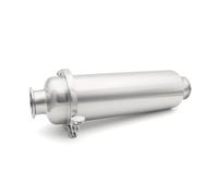 Filtro de colador en línea sanitario de acero inoxidable SS304, apto for tubo de 38, 51 mm, triple abrazadera, malla 100, for virola de jardín doméstico, accesorios de 50,5 64 mm(38mm Ferrule50.5)