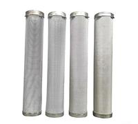 Filtro de colector de salida de bomba de pulverización de acero inoxidable 304, 4 alas, malla de alta precisión para aplicación de laca de muebles (malla 80)