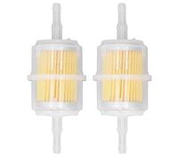 Filtro de Combustible 2 Unidades para Generador Gasolina 170F 173F 188F 192F, Filtro Combustible Cortacésped con Alta Capacidad de Filtrado, Repuesto Compatible 120 mm