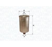 Filtro de combustible Cartucho filtrante 153071760730 MAGNETI MARELLI para FORD