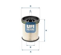 UFI Filters Filtro combustible para OPEL: Astra & VAUXHALL: Astra (Ref: 26.122.00)